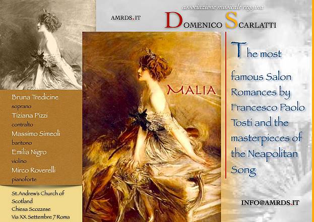 Malia, the most famous salon romances by francesco paolo tosti end the masterpieces of the neapolitan song